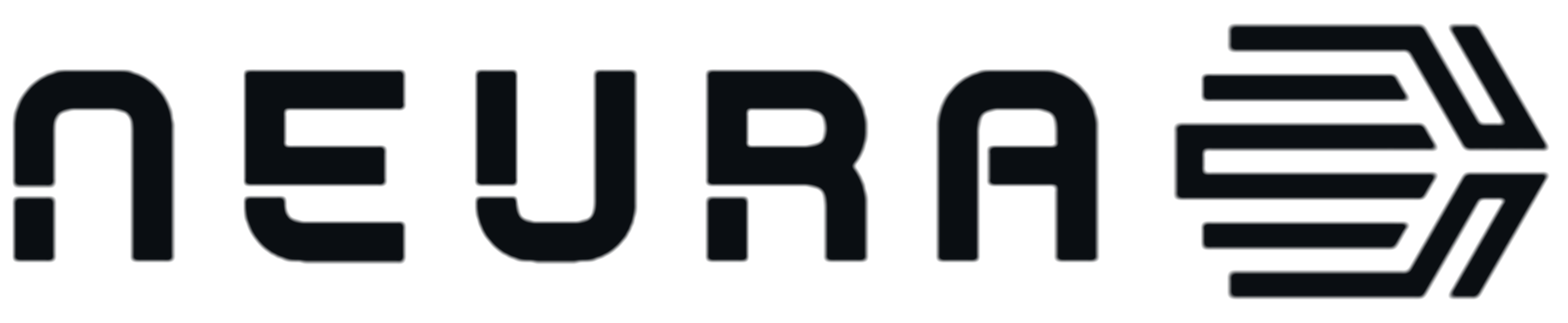 Neura logo — black on paper