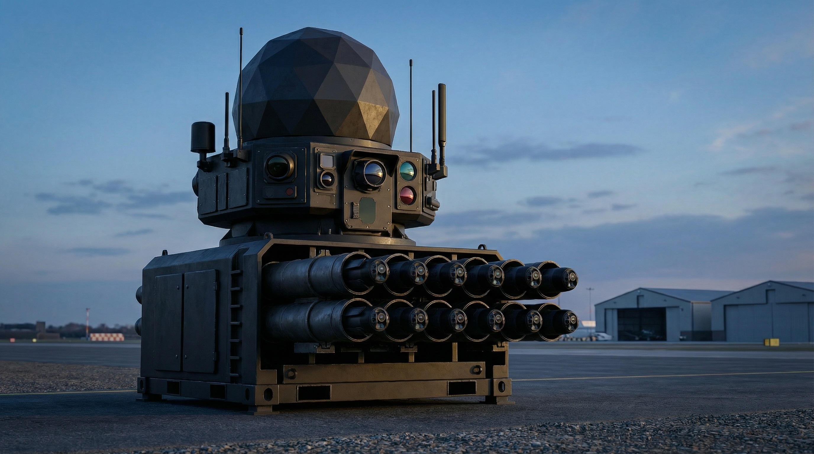 Neura Sentinel Station at dusk